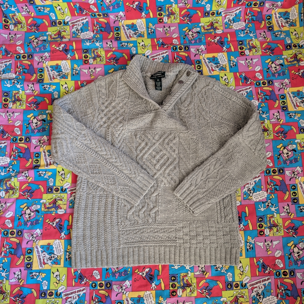 Lauren Ralph Lauren Women's 100% Wool Knit